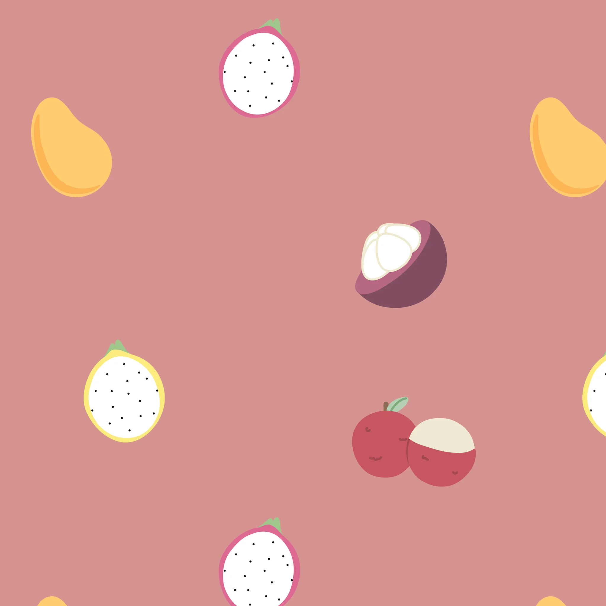 Ponytail Cap: Tropical Fruit - Image 3